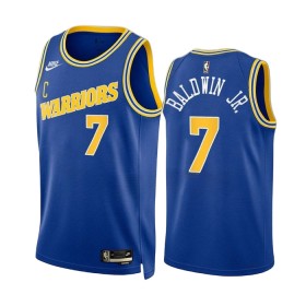 NBA Golden State Warriors Trikot Patrick Baldwin JR 7 Nike 2022-23 Classic Edition Blau Swingman - Herren